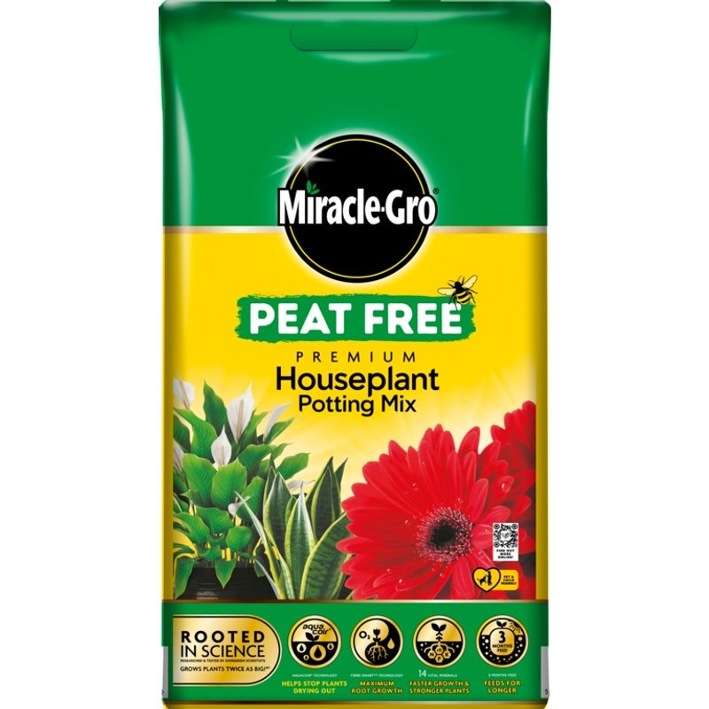 Miracle-Gro® Houseplant Potting Mix Peat Free Compost 121461