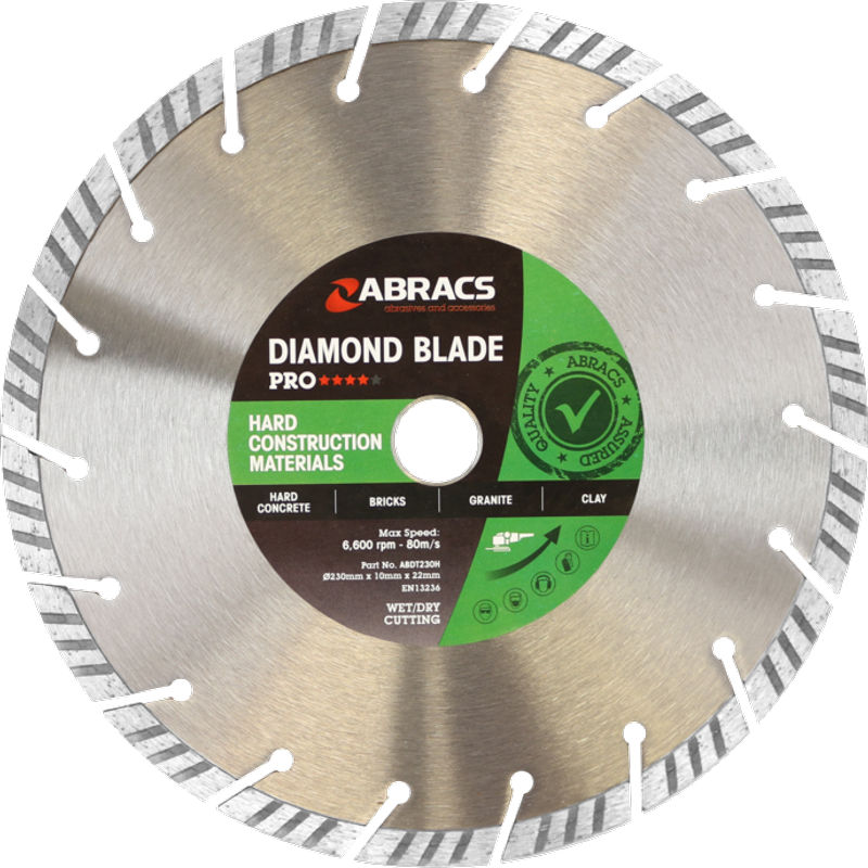 Abracs Hcm-Pro Diamond Blade 230x10x22 ABDT230H