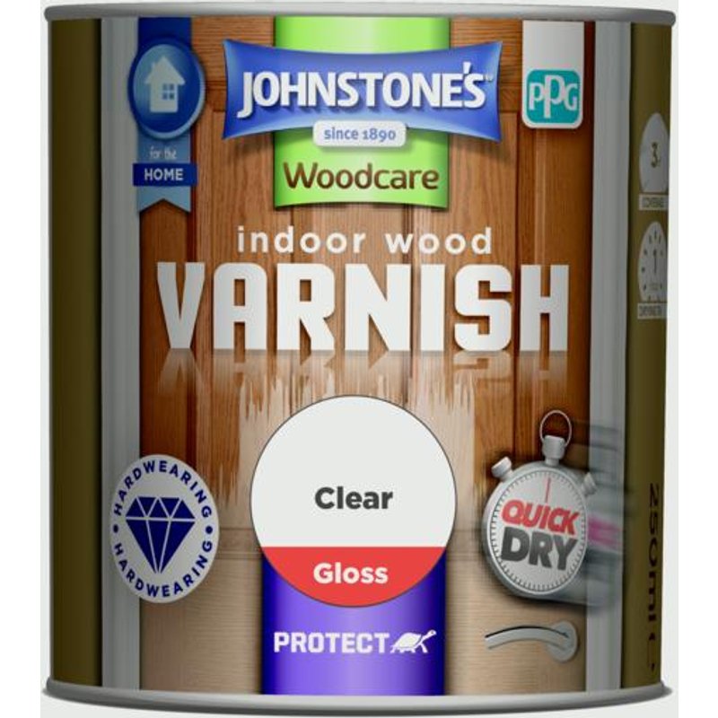 Johnstone's Indoor Wood Varnish - Clear Gloss 309296