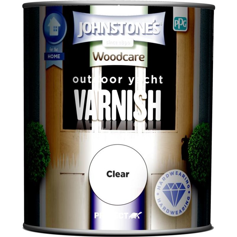 Johnstone's Outdoor Yacht Varnish Gloss 750ml 309310