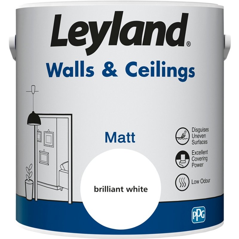 Leyland Walls & Ceilings Matt 2.5L 423394