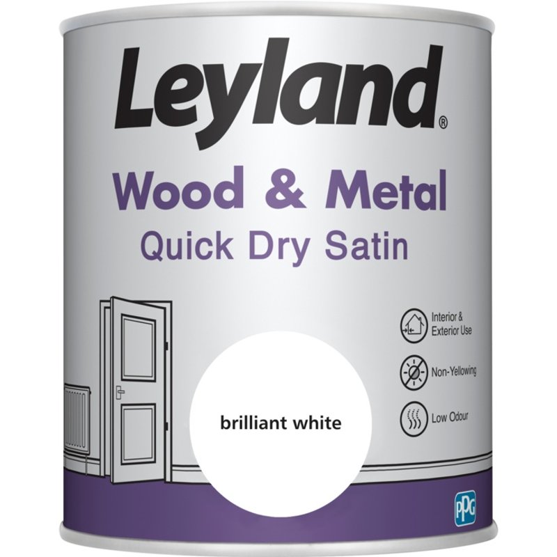 Leyland Wood & Metal Quick Dry Satin 750ml 423429