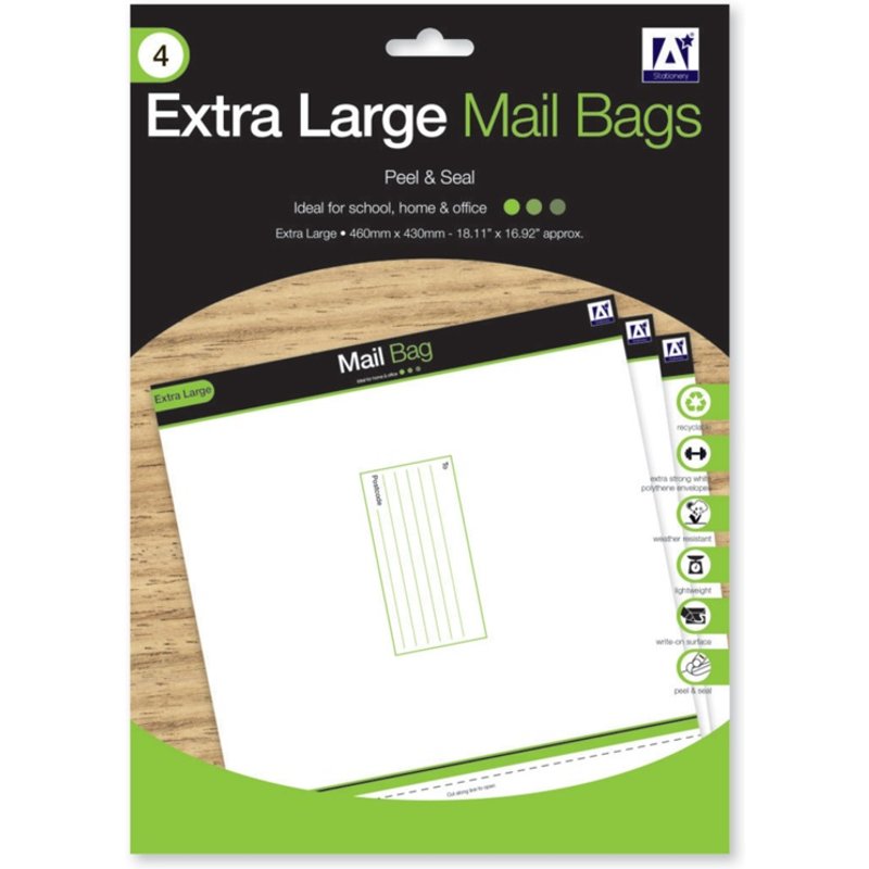 I G Design Extra Large Mailing Bags 460 x 430mm MLGL/1