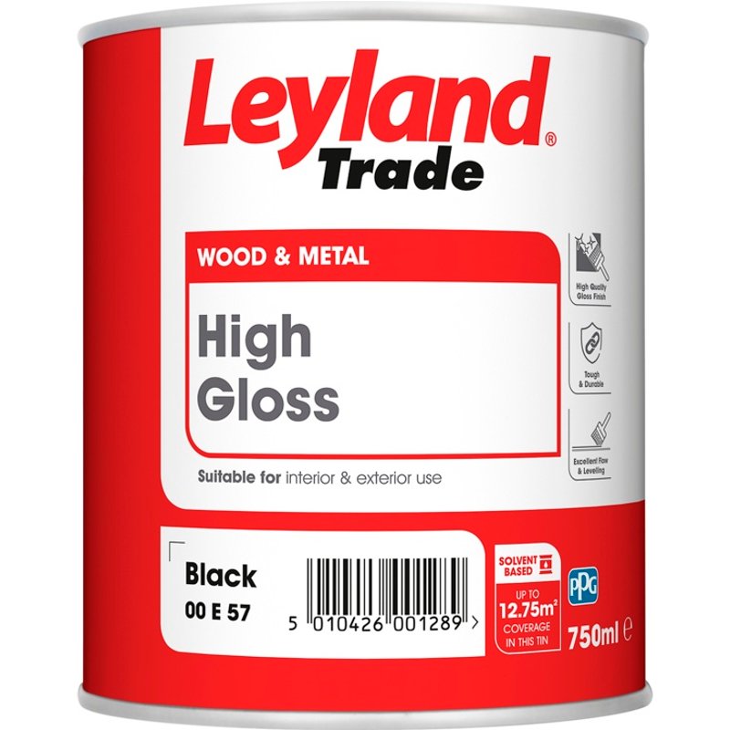 Leyland Trade High Gloss Black 264637