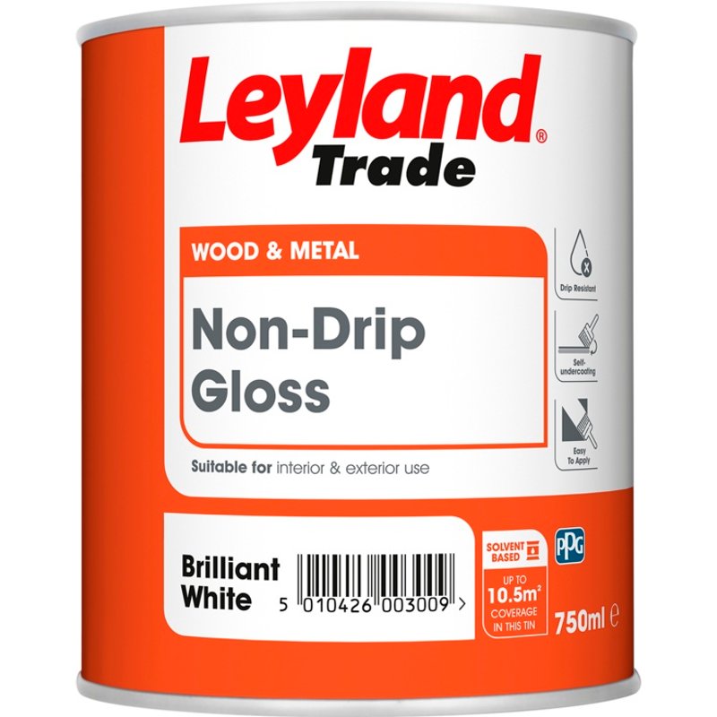 Leyland Trade Non Drip Gloss Brilliant White 264693