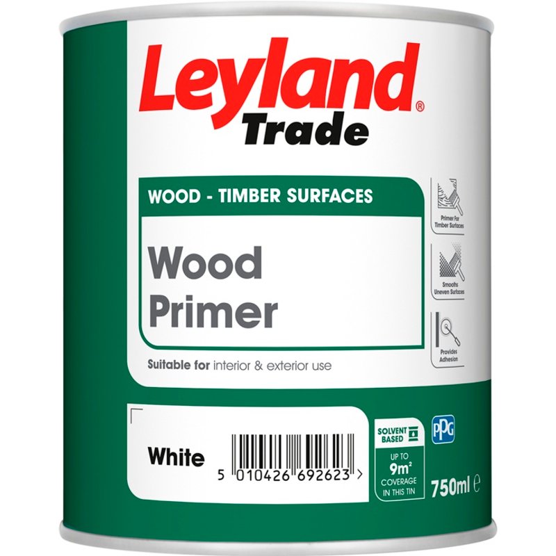 Leyland Trade Wood Primer White 300871
