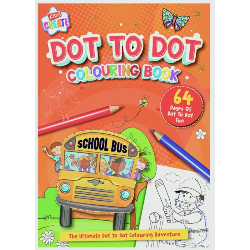 I G Design Dot To Dot Colouring Book FSC3-CLDB
