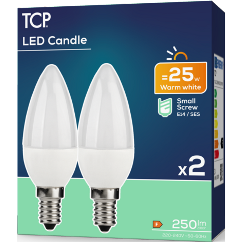 TCP TCP LED Candle Lamp TCALC470WOB22527N2P