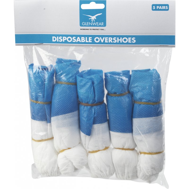 Glenwear Disposable Overshoes GWD05P