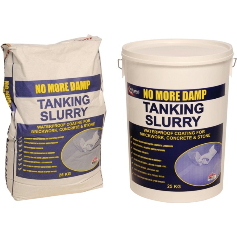 No More Damp Tanking Slurry Bag In A Bucket