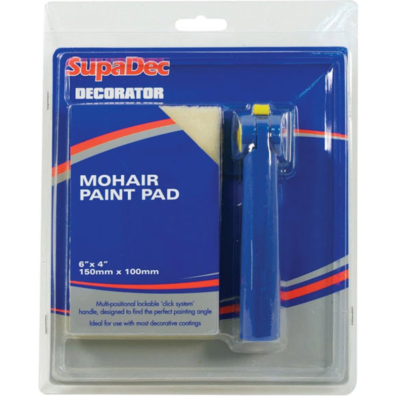 SupaDec Decorator Mohair Paint Pad with Handle PP64