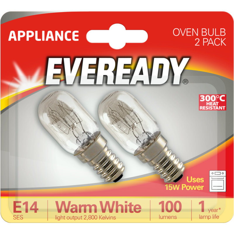 Eveready Oven Lamp 15w SES S1021