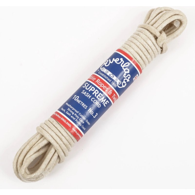 Everlasto No.3 Supreme Waxed Cotton Sash Cord PLS11