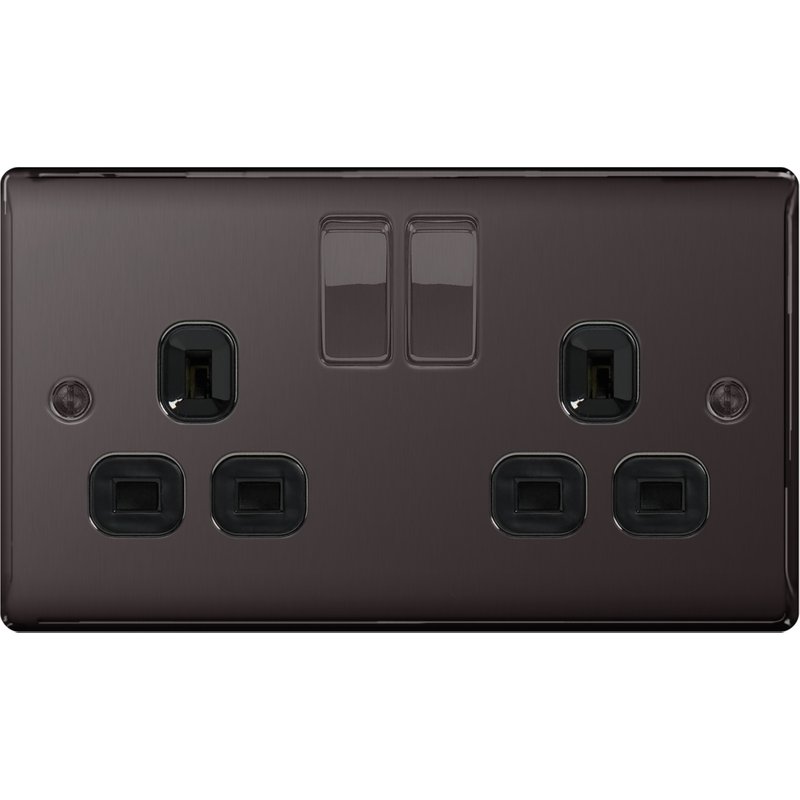 BG 13a 2 Gang Switch Socket NBN22B-01