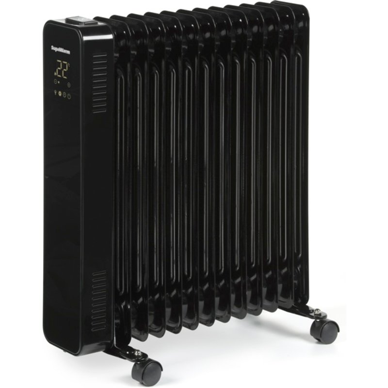 SupaWarm Smart Oil Filled Radiator With Wifi Control SOFR25SB