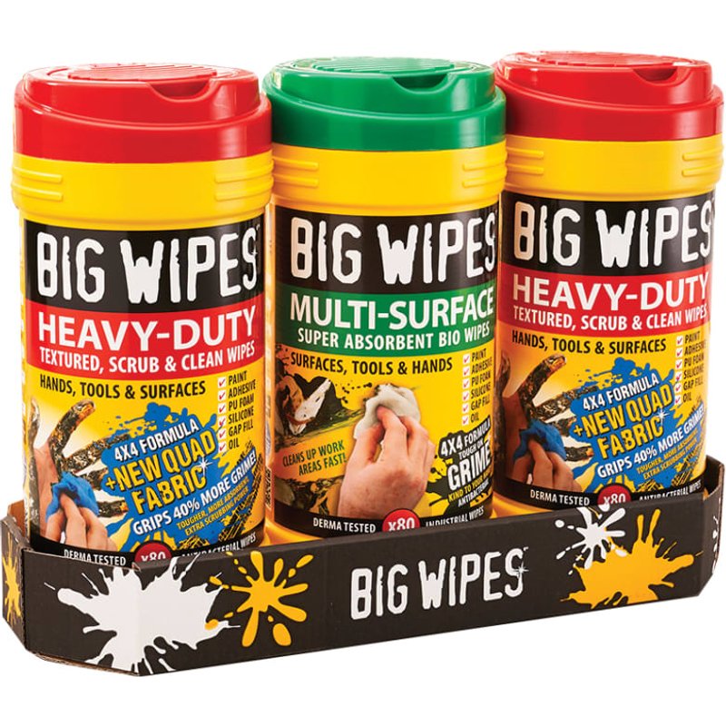 Big Wipes Triple Pack of Hand Wipes