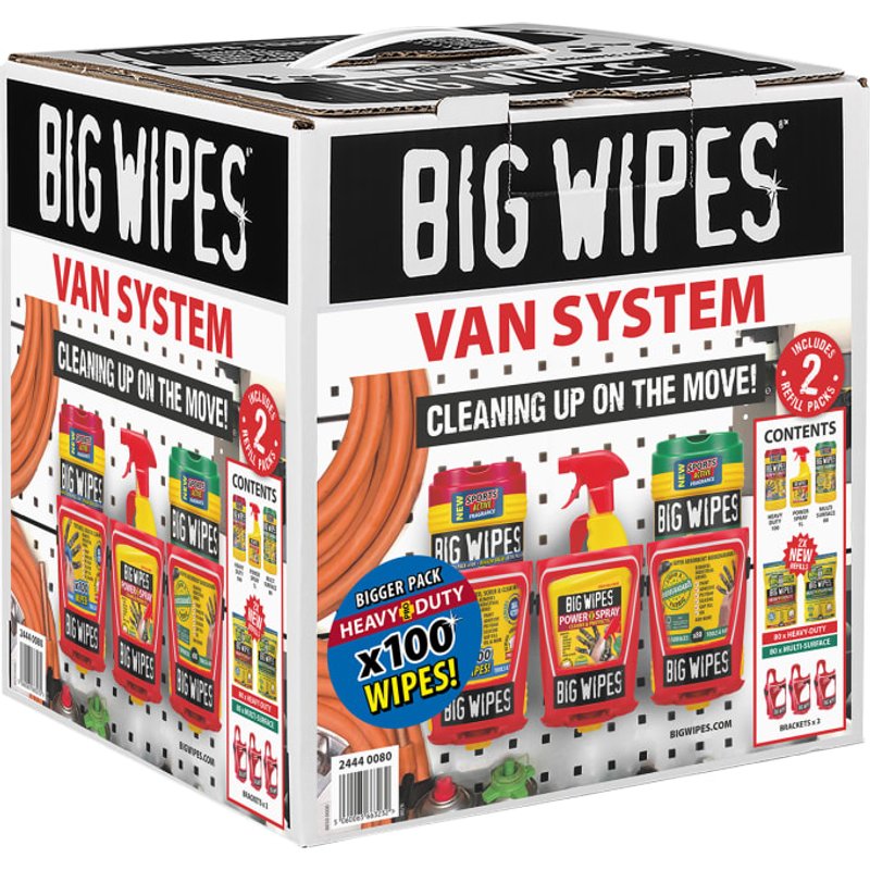 Big Wipes Big Wipes Van System (8 Product Kit) 2444 0100