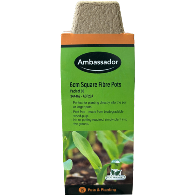 Ambassador Square Fibre Pots ABP20A