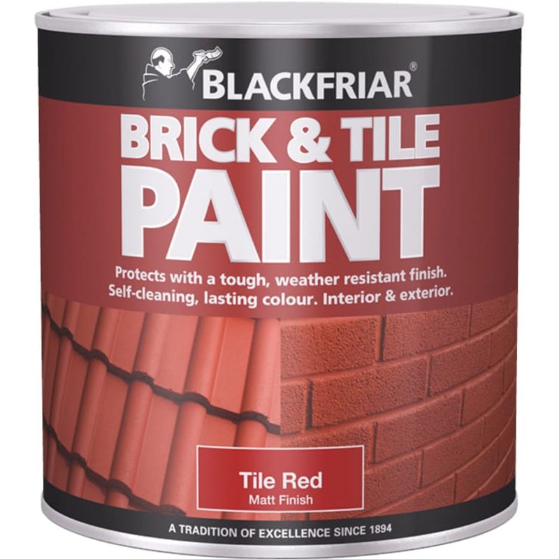 Blackfriar Brick & Tile Paint Matt Red 500ml BF0160001E1