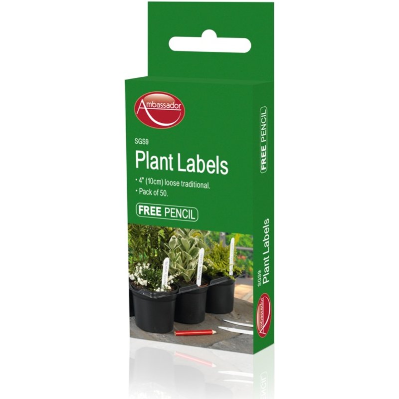 Ambassador Plant Labels & Pencil SGS9