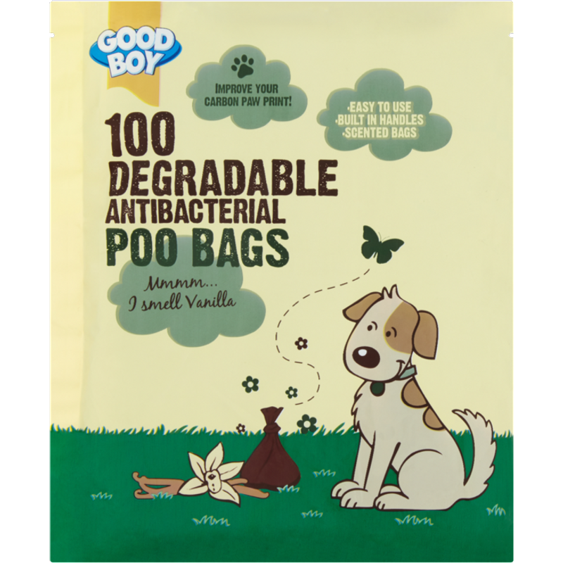 Good Boy Hygiene Degradable Antibacterial Poo Bags 5000239079049
