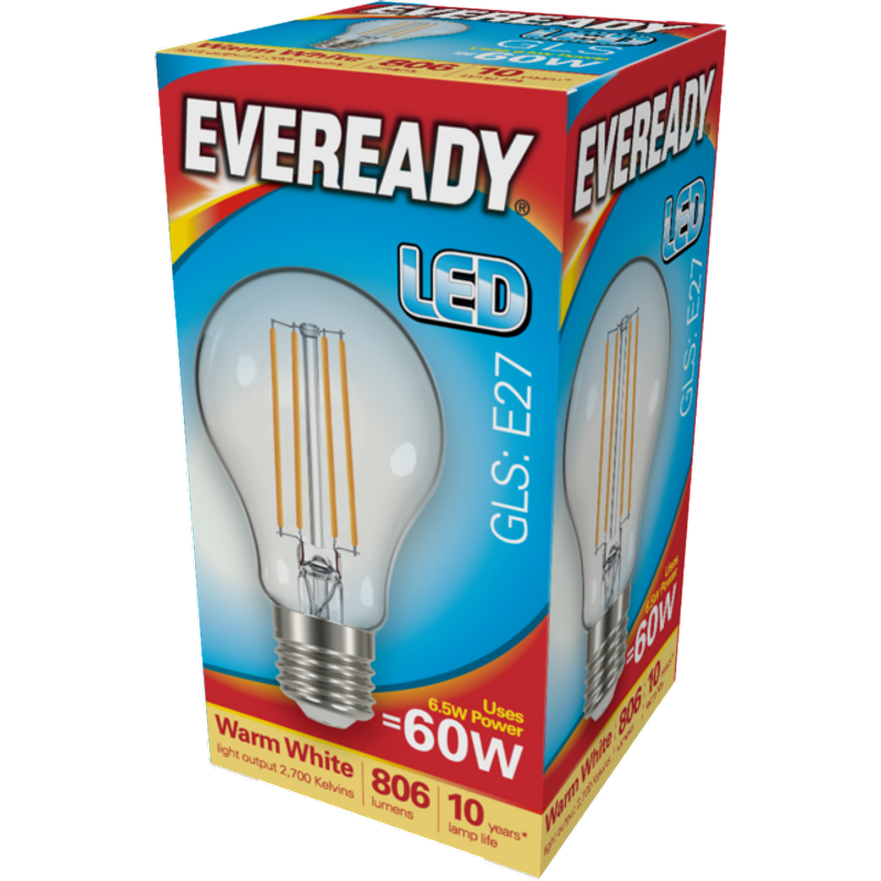 Eveready LED Filament Candle 470LM E27 ES S15477