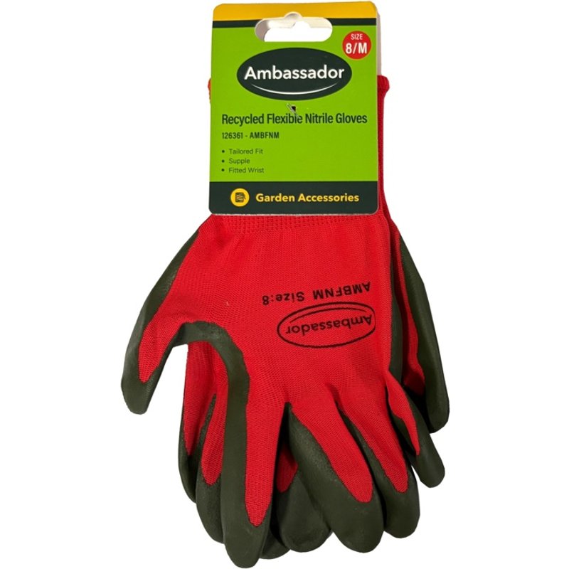 Ambassador Recycled Flexible Nitrile Gloves AMBFNM