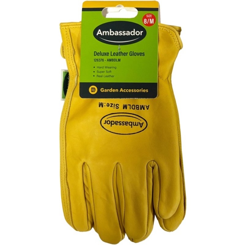 Ambassador Deluxe Leather Gloves AMBDLM