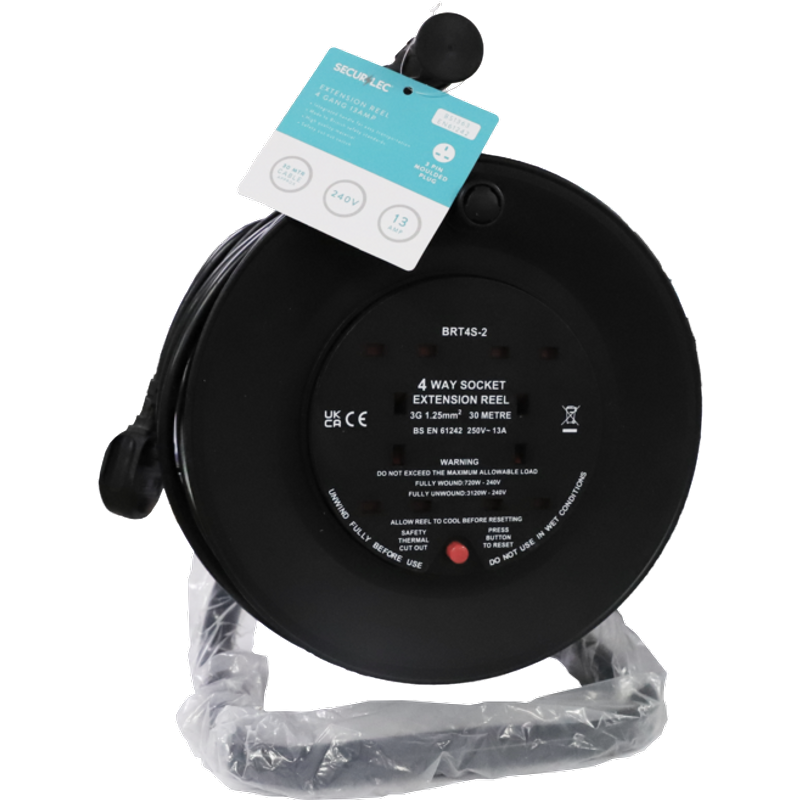 Securlec 2 Gang Extension Reel SL9144