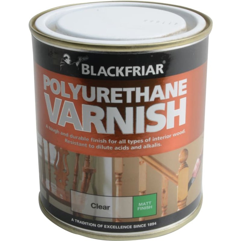 Blackfriar Polyurethane Varnish P101 Clear Matt 1 litre BF0230003D1