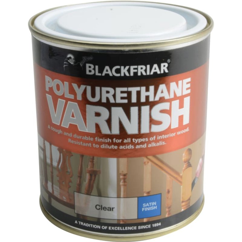 Blackfriar Polyurethane Satin Varnish 250ml P100 BF0230002F1