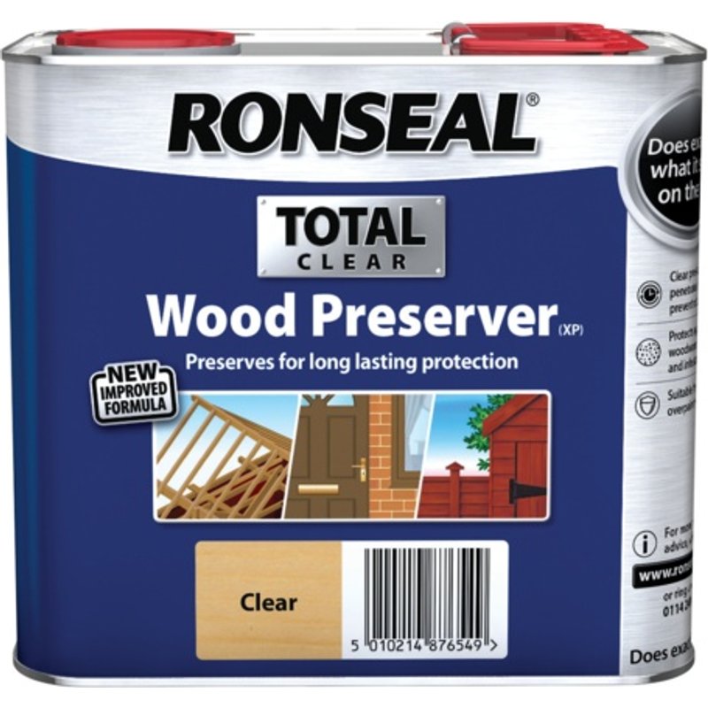 Ronseal Total Wood Preserver 2.5L 37654