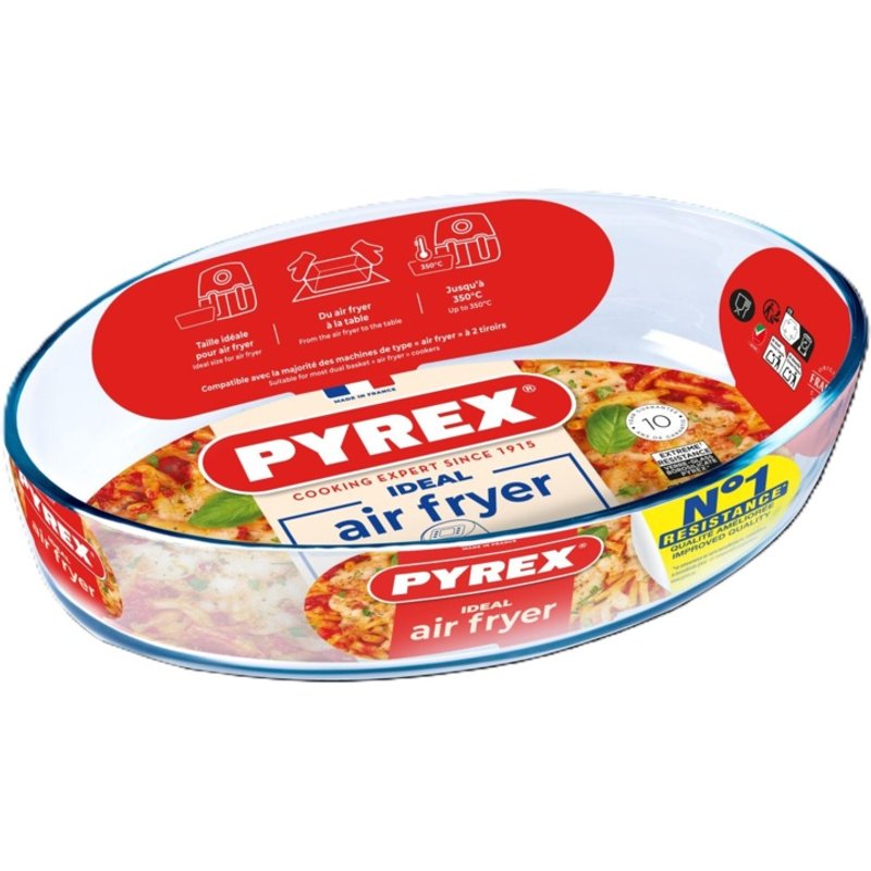 Pyrex Air Fryer Oval Glass Dish 221B100/7940