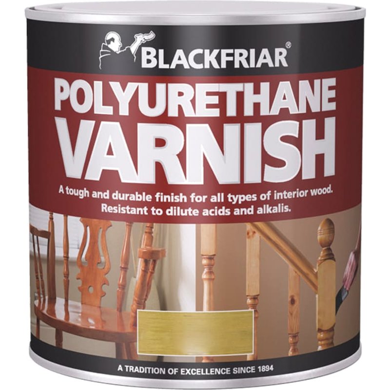 Blackfriar Polyurethane Varnish Gloss Deep Red Mahogany 250ml P35 BF0250002F1