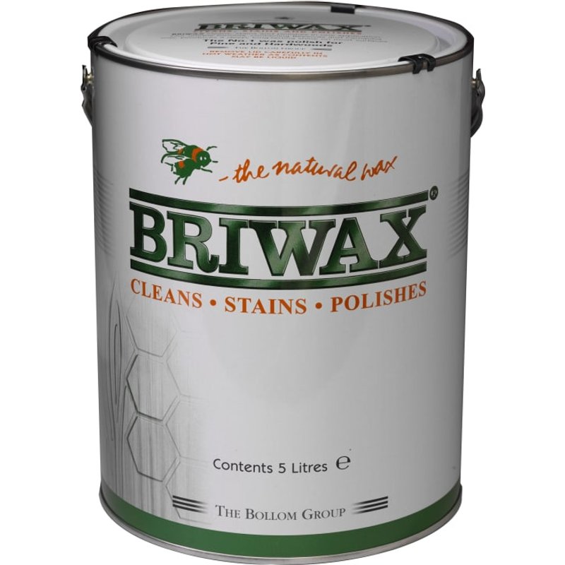 Briwax Wax Polish Original Antique Brown 5 litre BWABN5000
