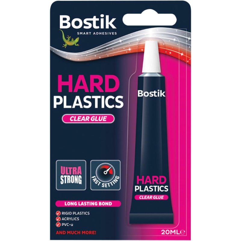 Bostik Hard Plastic Adhesive 20ml 80214 30803651