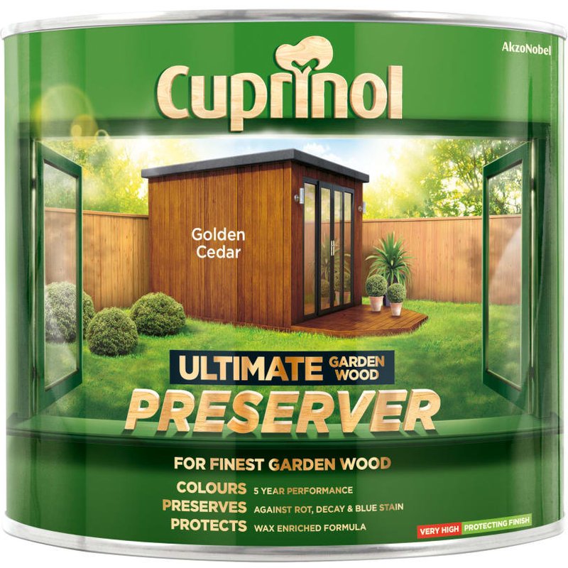 Cuprinol Ultimate Garden Wood Preserver Golden Cedar 1 litre 5206069