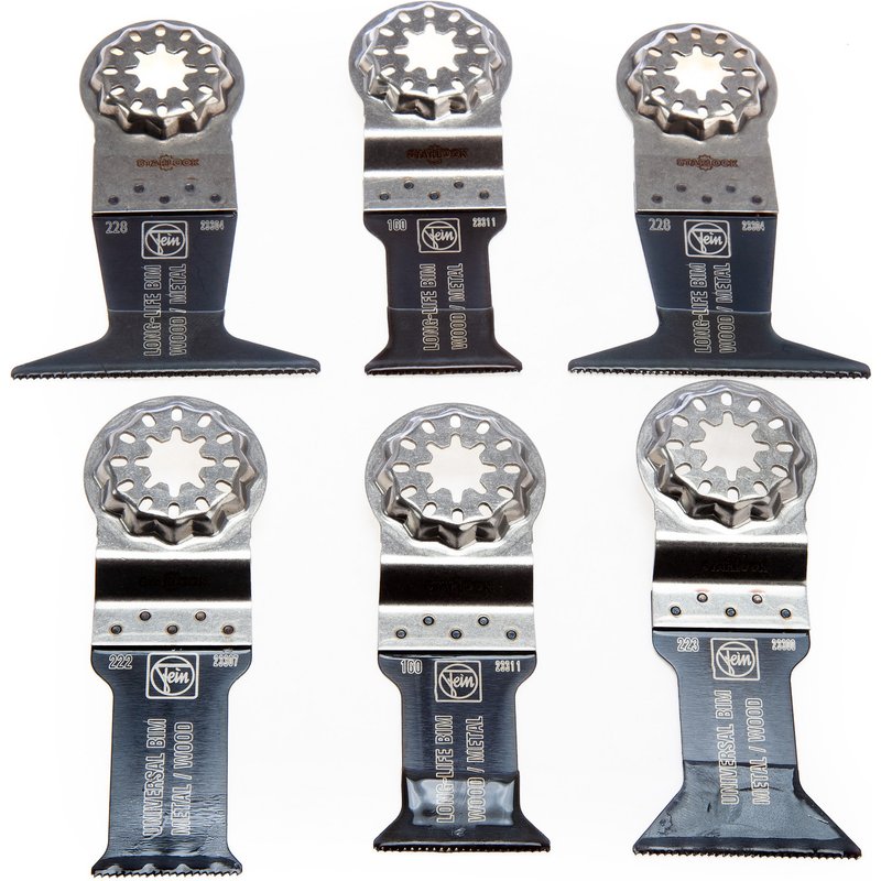 FEIN 35222967010 Best of E-Cut Starlock for Wood and Metal (6 Piece) 35222967010