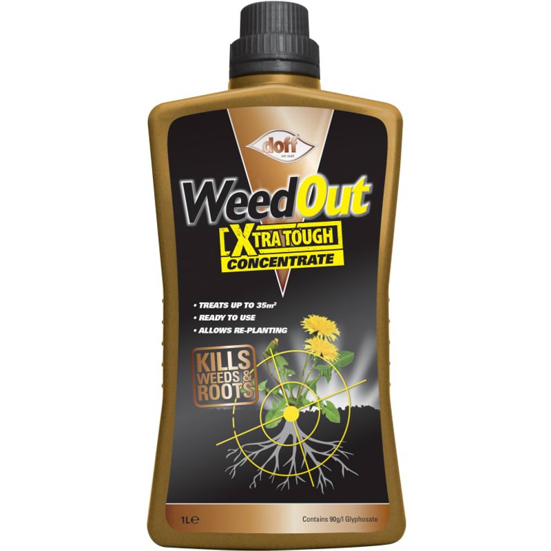 DOFF WeedOut Xtra Tough Weedkiller Concentrate 600ml F-FC-600-DOF