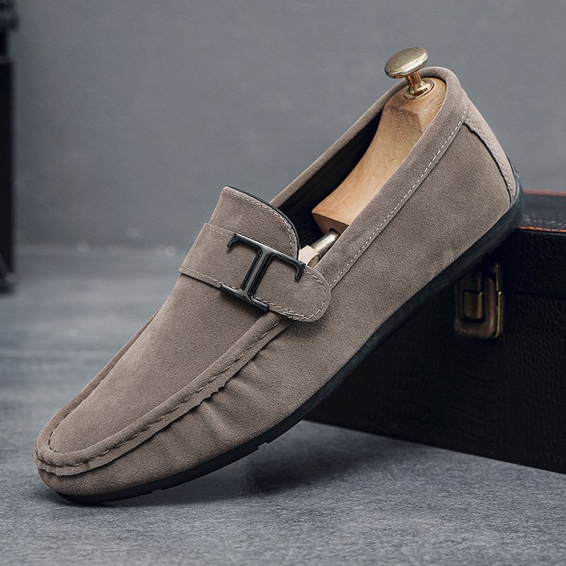SHLIANG Brand Spring Summer Moccasins Men Loafers High Quality Genuine Leather Shoes Men Flats Lightweight Driving Shoes S044A