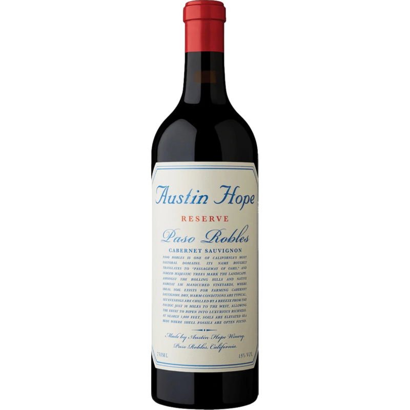 Austin Hope Cabernet Sauvignon Reserve 2021