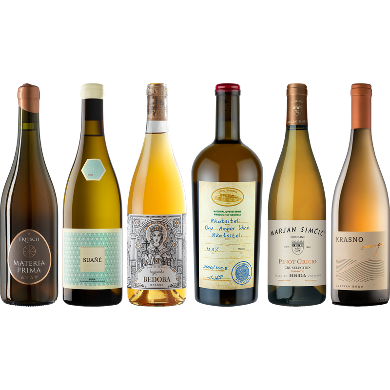 Orange Wein Premium Verkostungsset