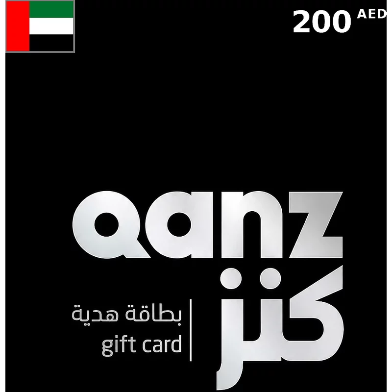Buy QANZ Gift Card 200 AED UNITED ARAB EMIRATES - Instant Delivery | Aussui