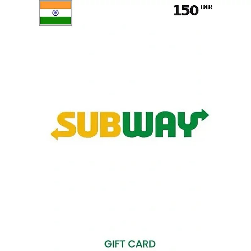 Subway Gift Card 150 INR (India) – Instant Code | Aussui