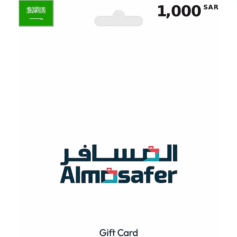 Buy Almosafer Gift Card 1000 SAR SAUDI ARABIA - Instant Delivery | Aussui
