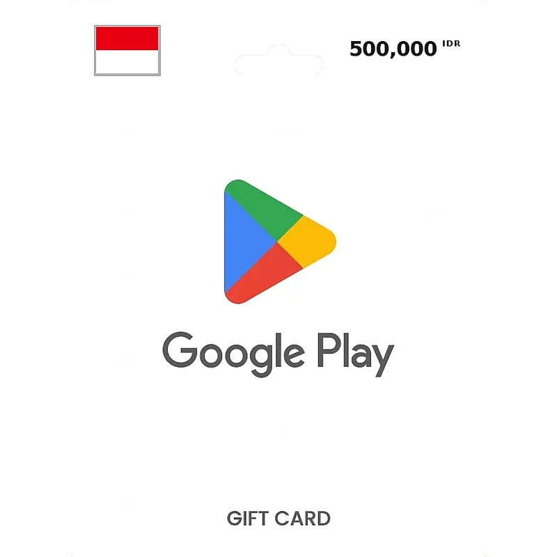 Buy Google Play Gift Card 500000 IDR | Instant Delivery