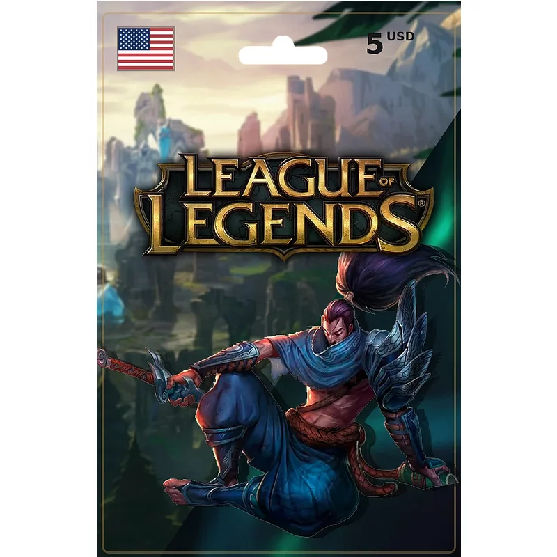 League of Legends Gift Card 5 USD (US) – Code | Aussui