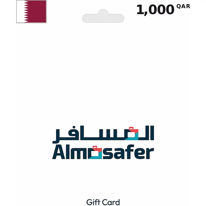 Buy Almosafer Gift Card 1000 QAR QATAR - Instant Delivery | Aussui