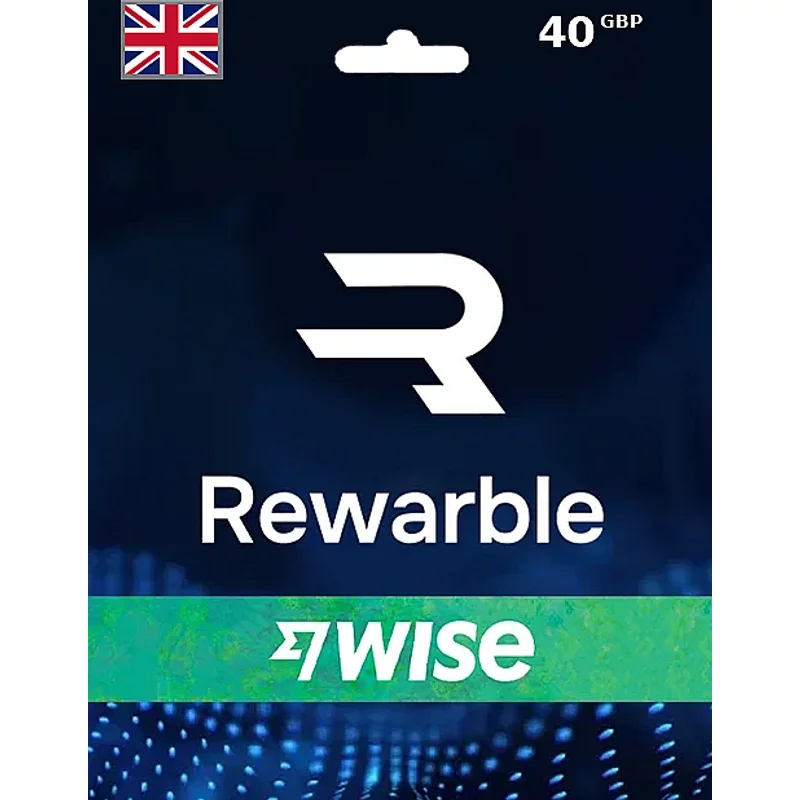 Rewarble Wise Gift Card 40 GBP (UK) – Instant Code | Aussui