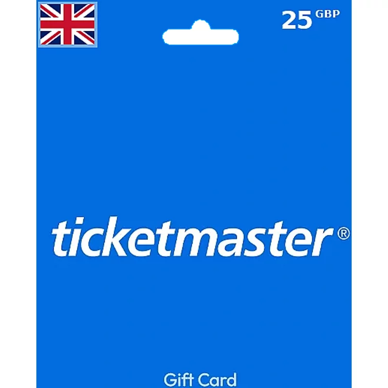 Ticketmaster Gift Card 25 GBP (UK) – Instant Code | Aussui